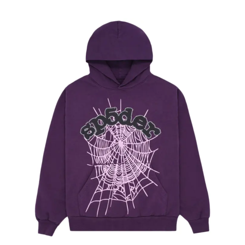 Bluza Sp5der Web Hoodie 'Grape'