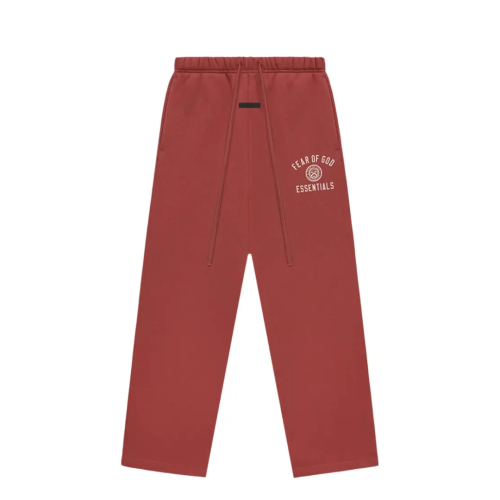 Spodnie Fear of God Essentials Fleece Relaxed Sweatpants 'Crimson'