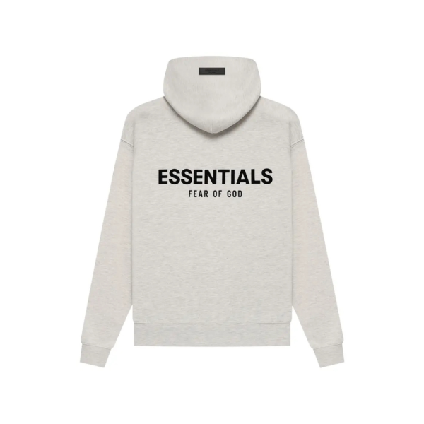Bluza Fear of God Essentials Hoodie 'Light Oatmeal'