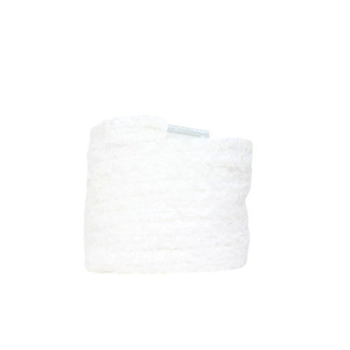 Sznurówki Fluffy Biale (2szt.)