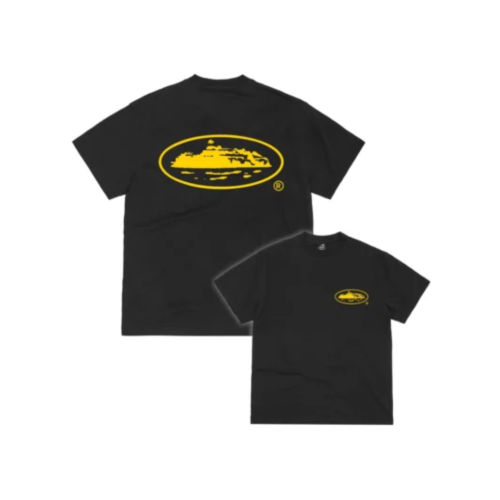 Koszulka Corteiz OG Island Tee Black/Yellow