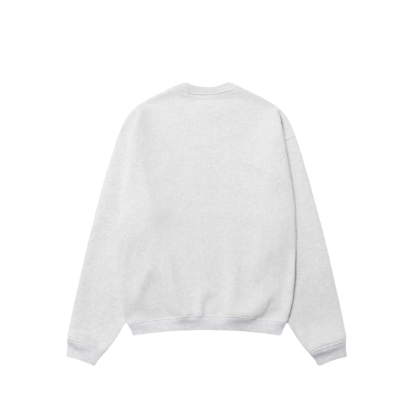 STUSSY 'STU' CREWNECK HEATHER GREY