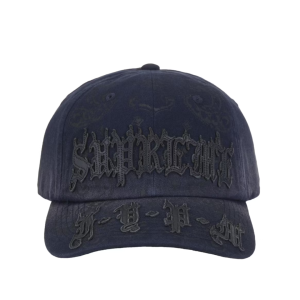 Czapka Granatowa Supreme Leather Applique 6-Panel