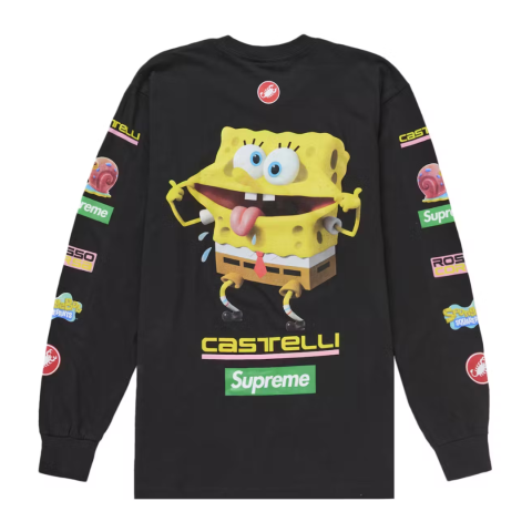 Supreme SpongeBob SquarePants Jeff Hamilton Racing longsleeve