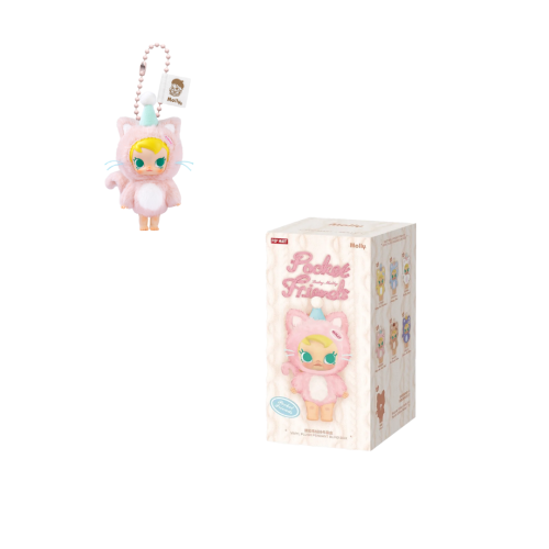 Pop Mart Baby Molly Pocket Friends Series Vinyl Plush Pendant Single Blind Box