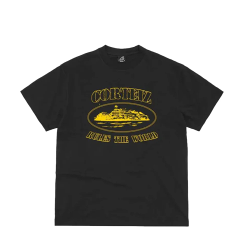 Corteiz Alcatraz Tee Yellow/Black