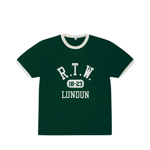 Koszulka Corteiz Collage Ringer Forest Green