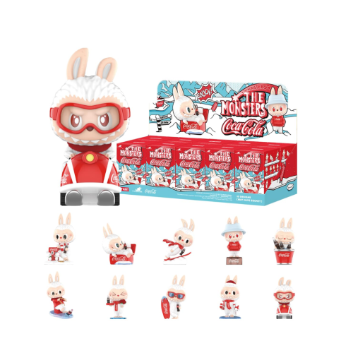 Display Labubu The Monsters Coca-cola Cale Pudelko 10szt.