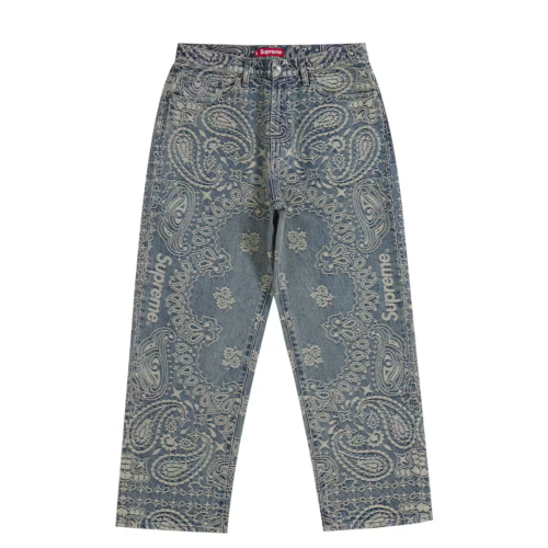Spodnie Supreme Bandana Jacquard Baggy Jean