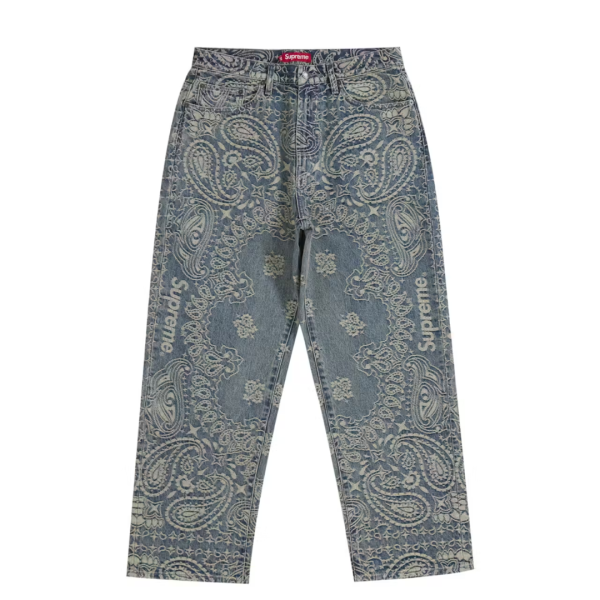 Spodnie Supreme Bandana Jacquard Baggy Jean