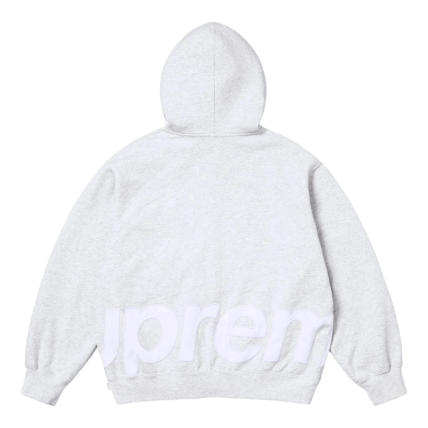 Bluza Supreme Big Logo Zip Up Hooded Sweatshirt Grey