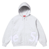 Bluza Supreme Big Logo Zip Up Hooded Sweatshirt Grey