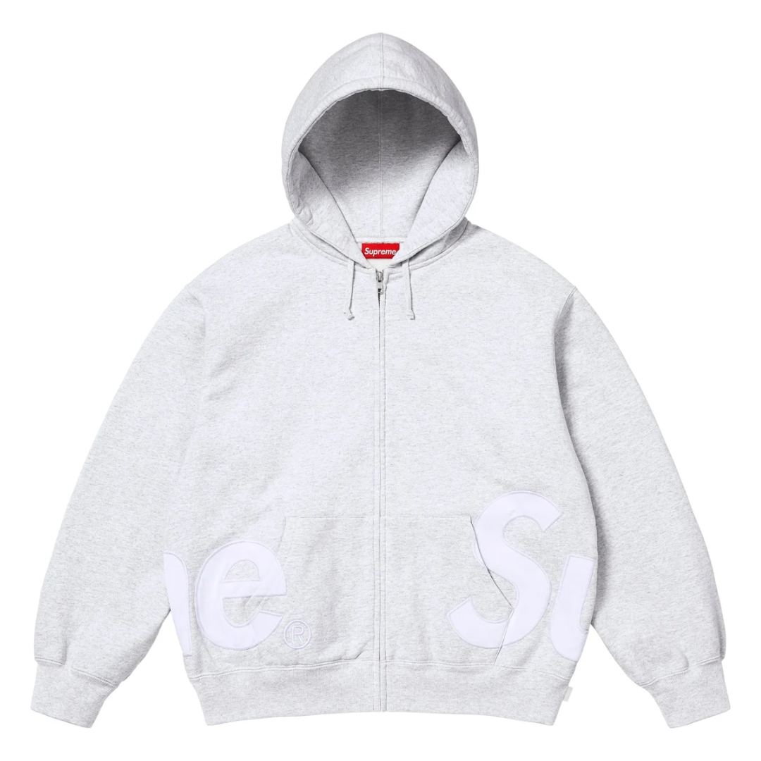【Supreme】Special Zip Up Hooded Sweatshirt★AshGrey★24FW★ Supreme Supreme S Logo Zip Up Hooded Sweatshirt (FW24) Ash