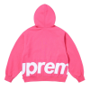 Bluza Supreme Big Logo Zip Up Hooded Sweatshirt Pink