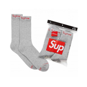 Skarpetki Supreme Hanes Szare (1szt.)
