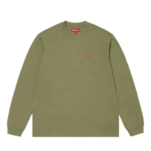Longsleeve Supreme Small Box Logo Khaki