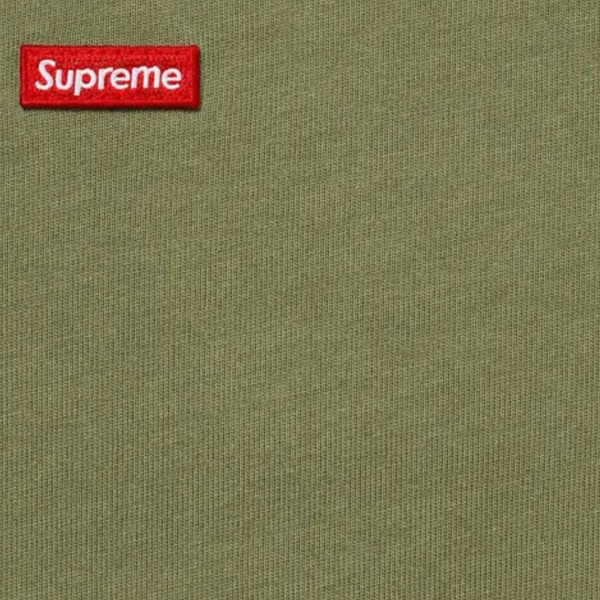 Longsleeve Supreme Small Box Logo Khaki