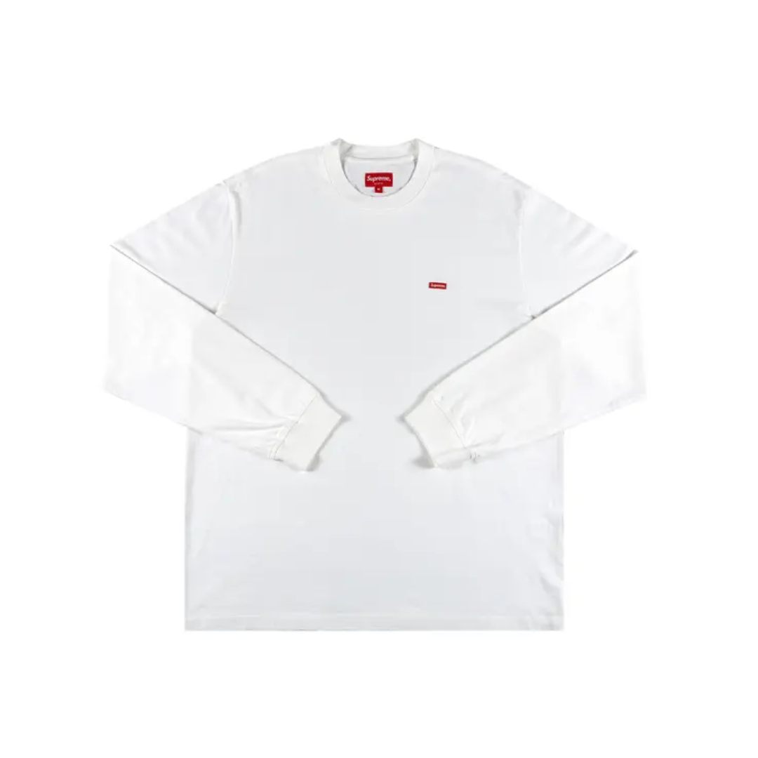 Longsleeve Supreme Box Logo White – KicksZone