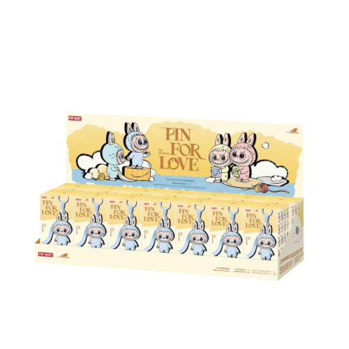 Pop Mart Labubu The Monsters Pin for Love Series Vinyl Plush Pendant (N-Z) Sealed Case 1szt.