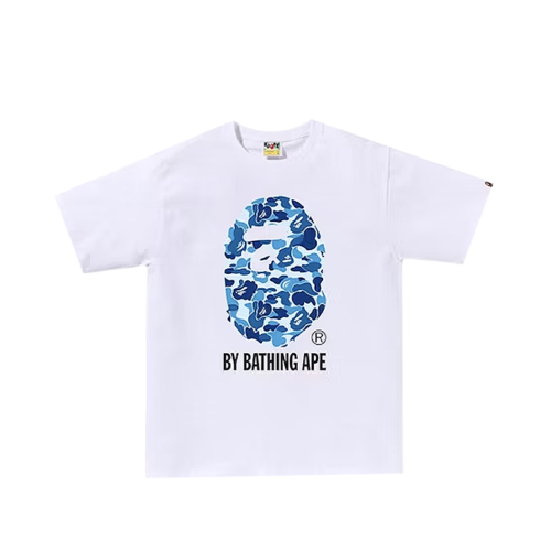 KOSZULKA BAPE ABC CAMO BY BATHING APE WHITE/BLUE