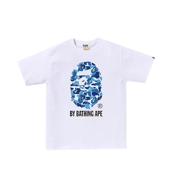KOSZULKA BAPE ABC CAMO BY BATHING APE WHITE/BLUE