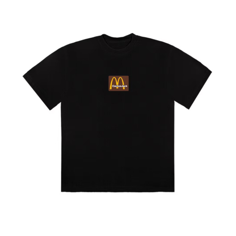 Koszulka Travis Scott x McDonald's Sesame Inv  Black/Brown