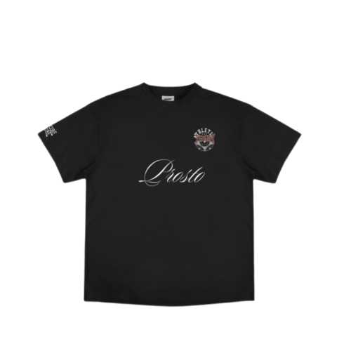 T-shirt Football Fan Washed Black
