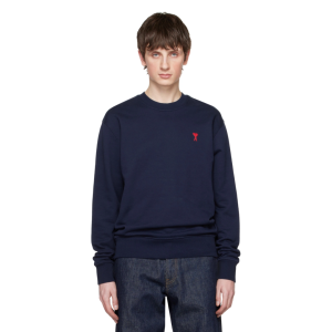 Crewneck Ami Paris Sweatshirt Navy