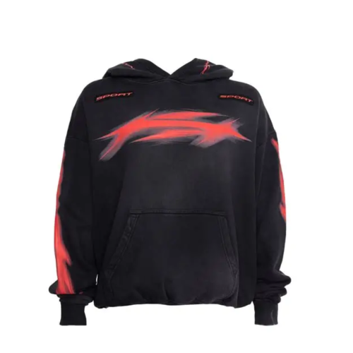 Bluza Hellstar Motion Blur Black/Red