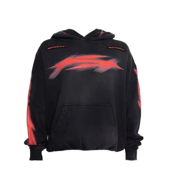 Bluza Hellstar Motion Blur Black/Red