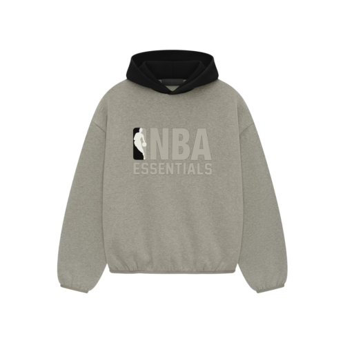Fear of God Essentials NBA Hoodie Warm Heather/Black