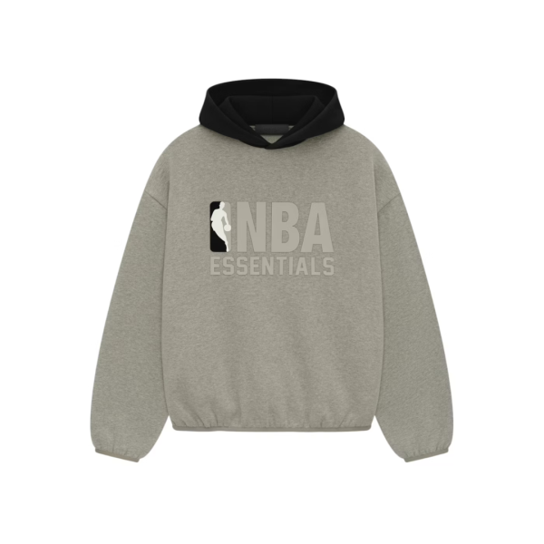 Fear of God Essentials NBA Hoodie Warm Heather/Black