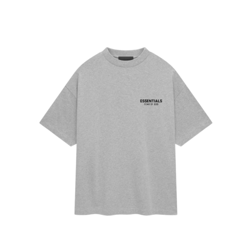 Fear Of God Essentials Jersey Crewneck T-Shirt Light Heather Grey
