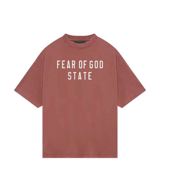 Koszulka Fear Of God Essentials Crimson