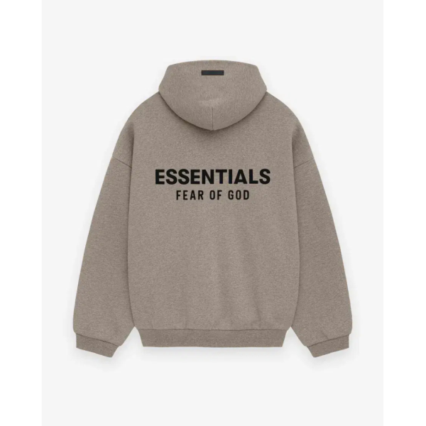 Fear of God Essentials Fleece Hoodie (FW24) Heather Gray