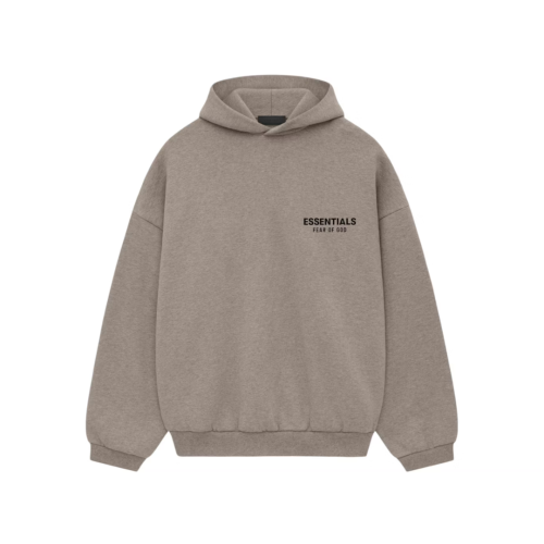 Fear of God Essentials Fleece Hoodie (FW24) Heather Gray