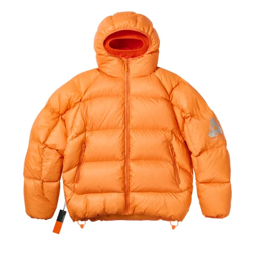 Palace Pertex Opaque Balaclava Puffer Jacket Orange