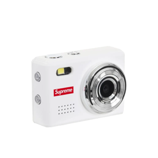Supreme Digital Camera Keychain White