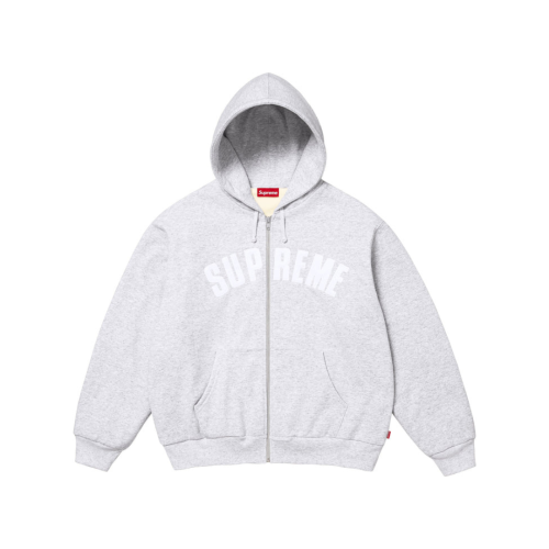 Supreme Arc Thermal Lined Zip Up Hooded Sweatshirt
