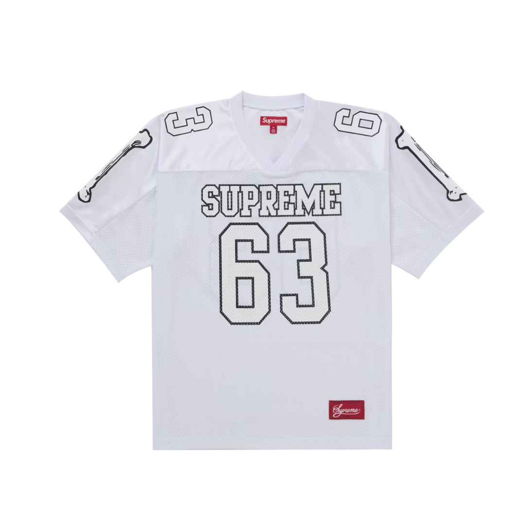 【新品Sサイズ】Supreme Bones Football Jersey Supreme Bones Football Jersey White – KicksZone