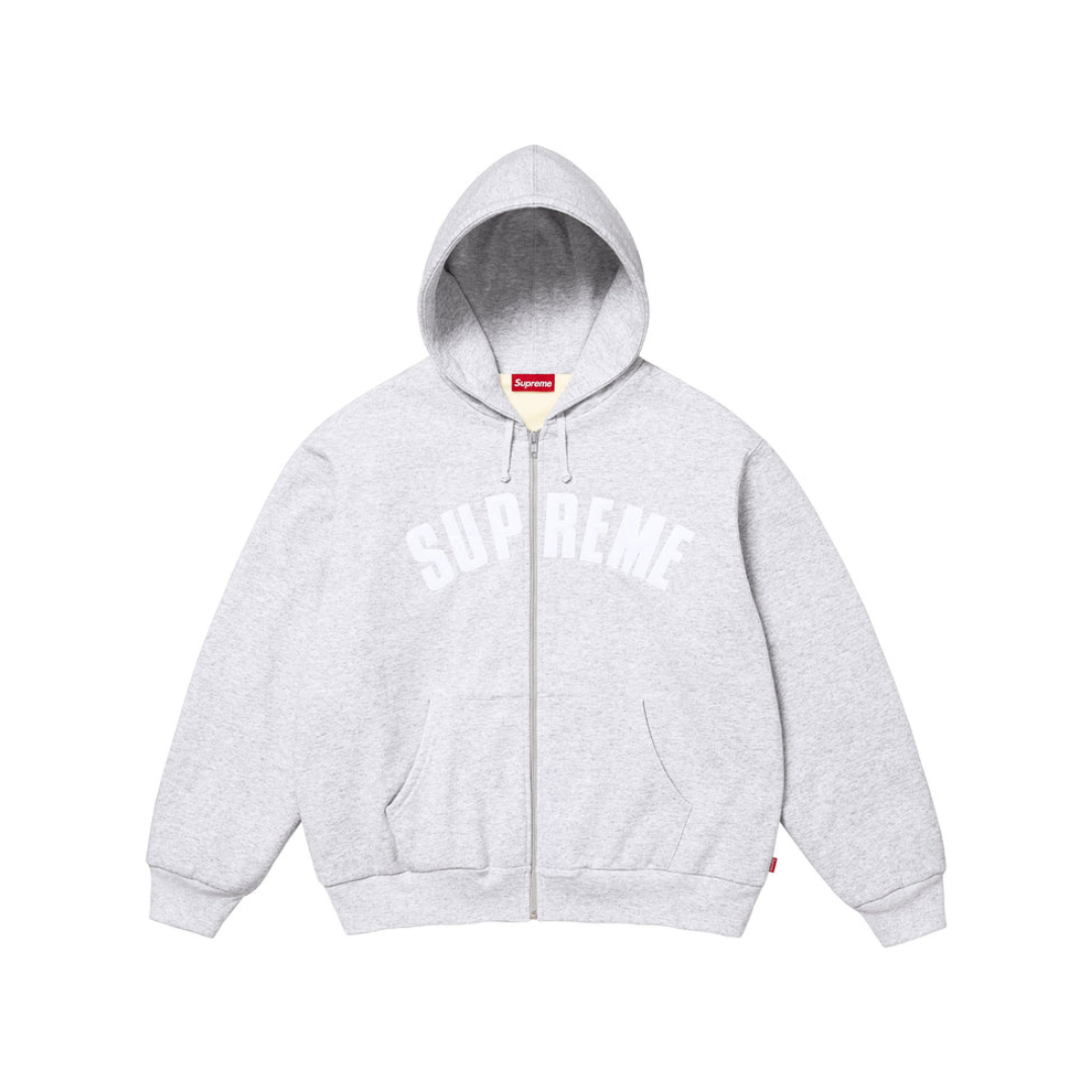 Supreme Arc Thermal Lined Zip Up Hooded Sweatshirt – KicksZone
