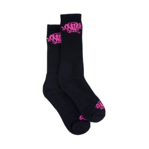 Skarpetki TEAM SYNA 2 PACK SOCK - BLACK/PINK
