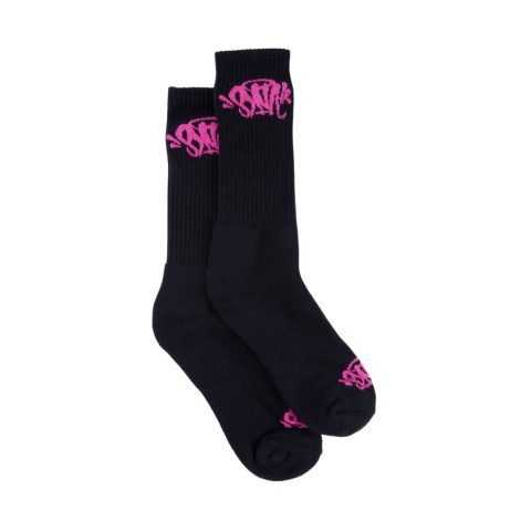 Skarpetki TEAM SYNA 2 PACK SOCK - BLACK/PINK