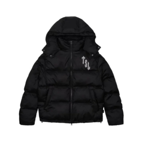 kurtka-trapstar-9 Trapstar Shooters Hooded Puffer Black Reflective