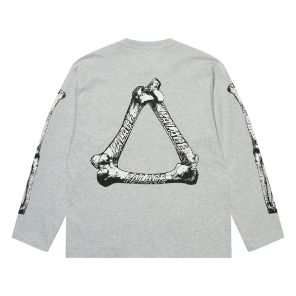Longsleeve Palace Tri-Bone White
