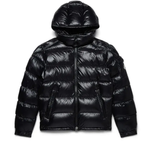 Moncler Maya Short Down Jacket Black