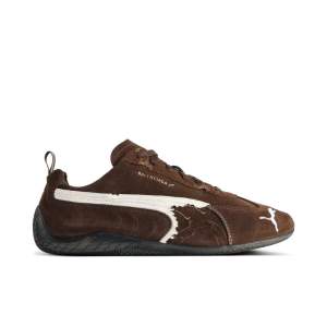 Balenciaga x Puma Speedcat Suede Distressed Brown White