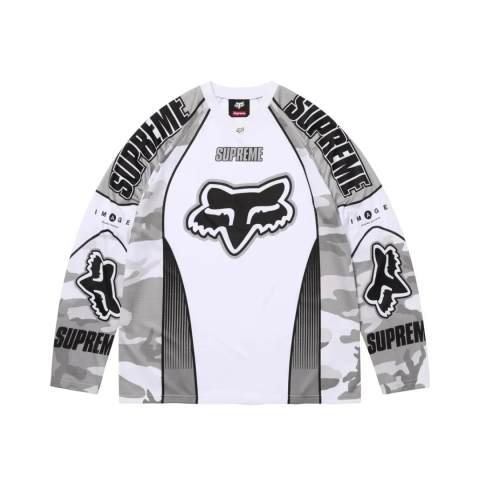 Supreme x Fox Racing DMX Jersey Snow Camo