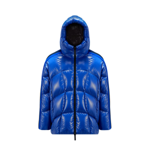 Moncler x adidas Originals Beiser Short Down Jacket Dark Blue