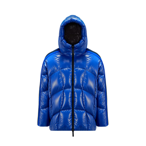 Moncler x adidas Originals Beiser Short Down Jacket Dark Blue